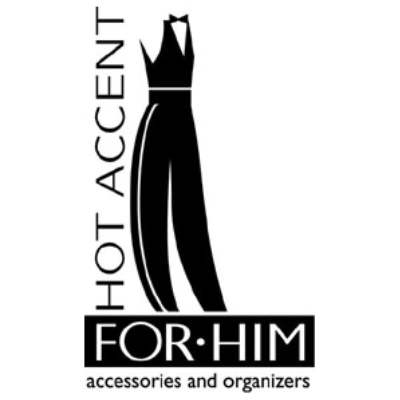 Logo design for Hot Accent for Him, a maker of storage and travel accessories for menswear