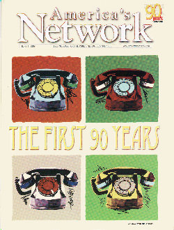 Magazine cover, 90th anniversary issue of America's Network. Themed in the style of Warhol to provide a retro appearance.