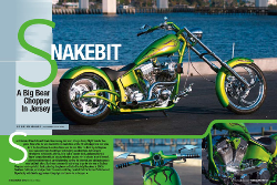 Feature on custom motorcycle for Hot Rod Bikes magazine